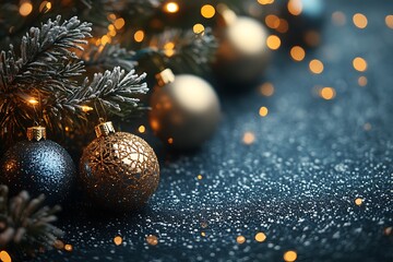 Fototapeta premium Close-Up of Festive Ornaments.