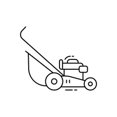 Lawn Mover vector icon