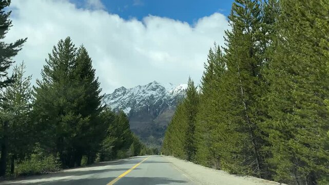Andes Mountains, Driving Through Los Alerces Park in Argentina