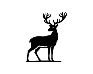 deer silhouette vector