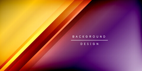 Dynamic shadow lines geometric shapes