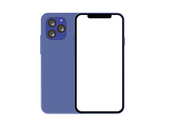 Smartphone. Mobile phone. Telephone. Realistic vector illustration.