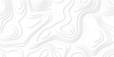 Abstract White paper cut background with lines.3d realistic papercut decoration textured with wavy layers. modern wallpaper texture and 3d realistic design use for banner flyers, posters.	