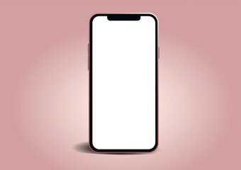 Smartphone. Mobile phone. Telephone. Realistic vector illustration.