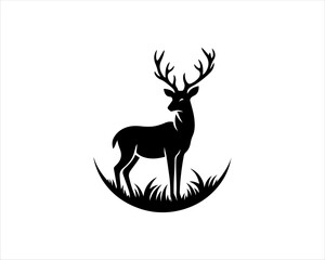 deer silhouette vector