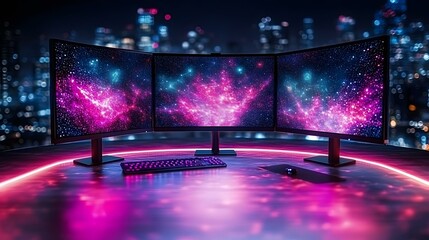 Glossy Background of Software Development Team Collaborating on Coding Platforms