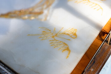 Traditional Chinese food snacks sugar painting