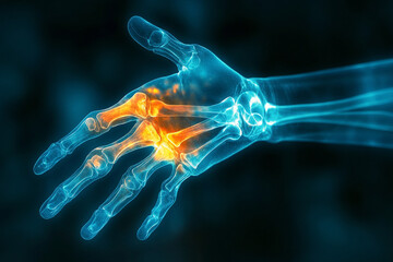 x ray of human hand