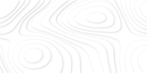 Abstract White paper cut background with lines.3d realistic papercut decoration textured with wavy layers. modern wallpaper texture and 3d realistic design use for banner flyers, posters.	
