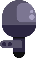 Professional condenser microphone for recording podcasts or music