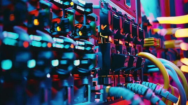 Futuristic Server Room Aesthetic