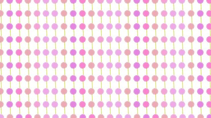 Floral seamless pattern in bright purple tones.