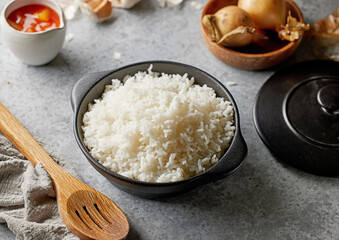 bowl of boiled rice