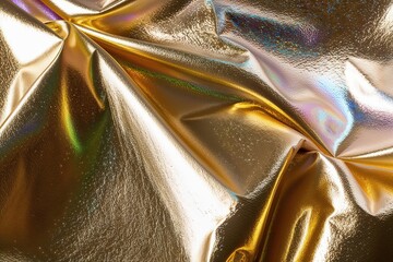 Captivating Holographic Foil Texture with Shimmering Abstract Background