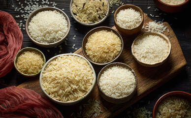 different types of rice
