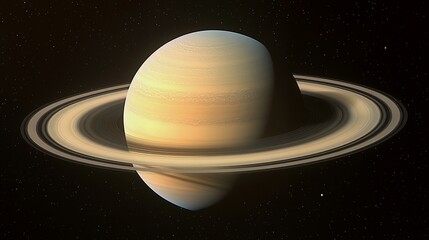 An exoplanet with rings, similar to Saturn, orbiting its host star


