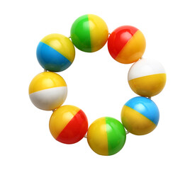 Colourful rattle