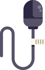 Medical dropper dispensing treatment through an iv catheter to a patient