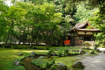 上賀茂神社の境内の風景