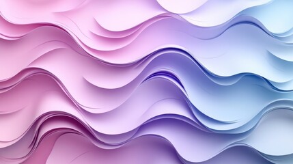 Fototapeta premium Abstract wavy pastel background.