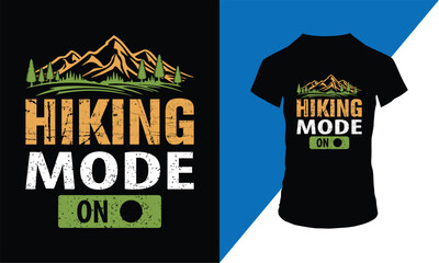 Hiking T-shirt Design