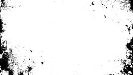 Fototapeta premium Grunge overlay scratches dirty texture background vector. Grunge black and white pattern.