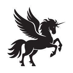 unicorn flying vector logo template, Unicorn flying vector logo template, flying unicorn logo, unicorn vector design, unicorn logo template, magical unicorn logo