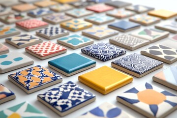 Vibrant Cement Tile Patterns Display