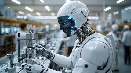 Business Team Collaborating AI Sustainable Supply Chain Candid Environment Eco-Friendly Practices