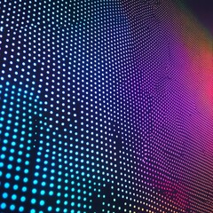 Fototapeta premium White dotted bright colored LED smd screen - close up background