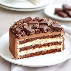 Indulge in the delightful layers of a no-bake Kit Kat cake, showcasing a luscious chocolate exterior and creamy filling, perfect for dessert lovers seeking an easy yet impressive treat