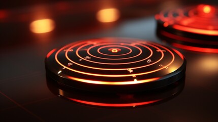 Close-up of a wireless connection signal strength icon