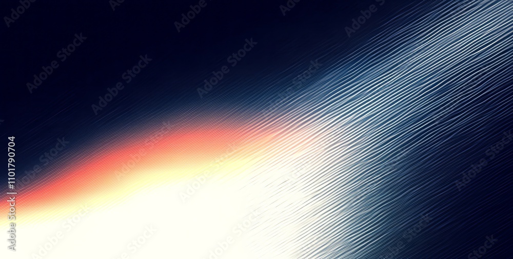 Poster a black, grainy background with a noise texture effect highlights a glowing orange gradient, leaving