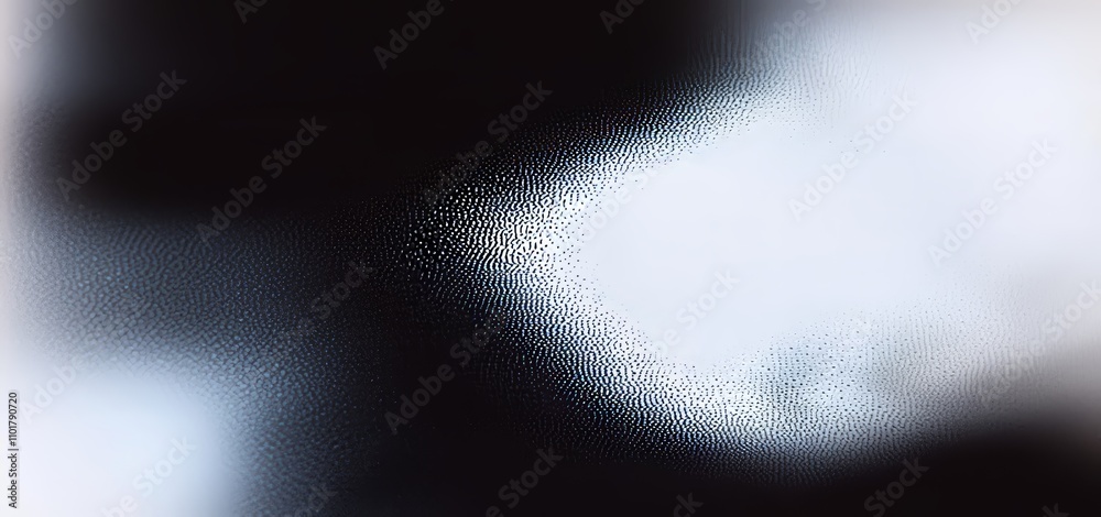 Poster A minimal wide banner, web header, cover, or poster design with a red abstract gradient wave shape glowing on a black grainy background and copy space.