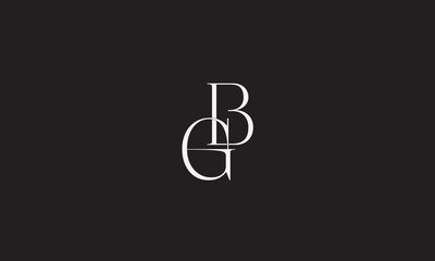 GB, BG, B, G Abstract Letters Logo Monogram	