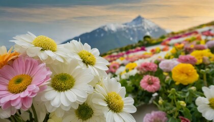 Celebrate Womenâ€™s History Month with this vibrant background featuring colorful pastel flowers. Perfect for honoring womenâ€™s achievements in events, social media posts, and creative