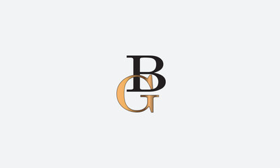 GB, BG, B, G Abstract Letters Logo Monogram	