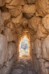 Cyclopean Walls of Mycenae, Greece.