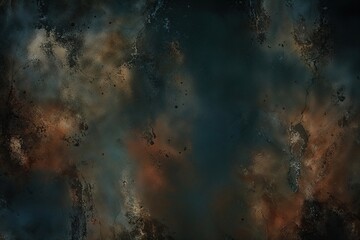 Obraz premium Organic Distressed Texture in Dark Artistic Background Design