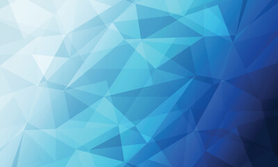 abstract blue gradient low poly triangle pattern modern background