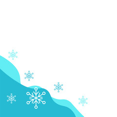 Blob with Snowflake Corner