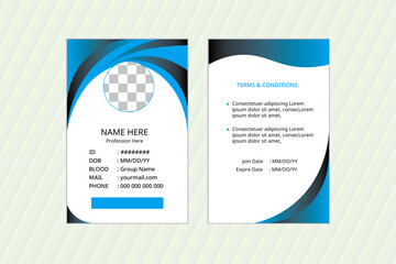 Modern and Simple ID Card Design