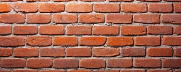 Fototapeta premium Brick wall texture urban setting architectural detail industrial environment close-up view design concept
