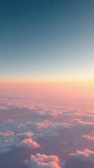 Clear sky with a scattering of twinkling stars, night sky photography, interstellar medium, astronomical observation, dark matter