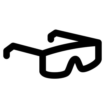 black safety glasses icon clip art preview