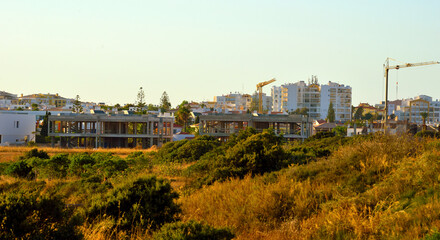 Obraz premium cityscape of lagos algarve portugal