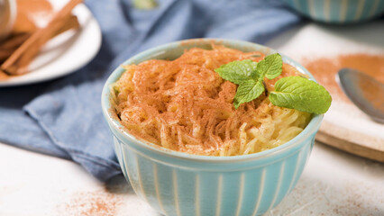 Aletria vermicelli pudding