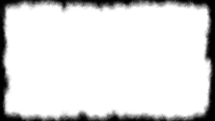 4k border frame white background