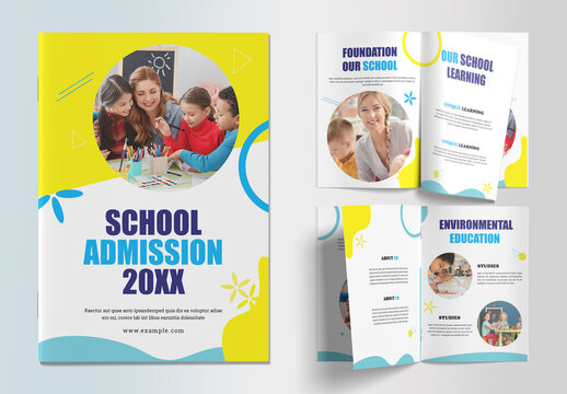 Kindergarten School Brochure Layout