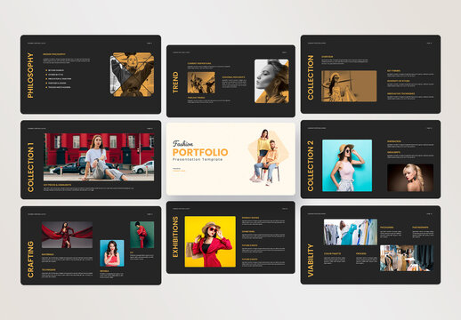Fashion Portfolio Presentation Layout